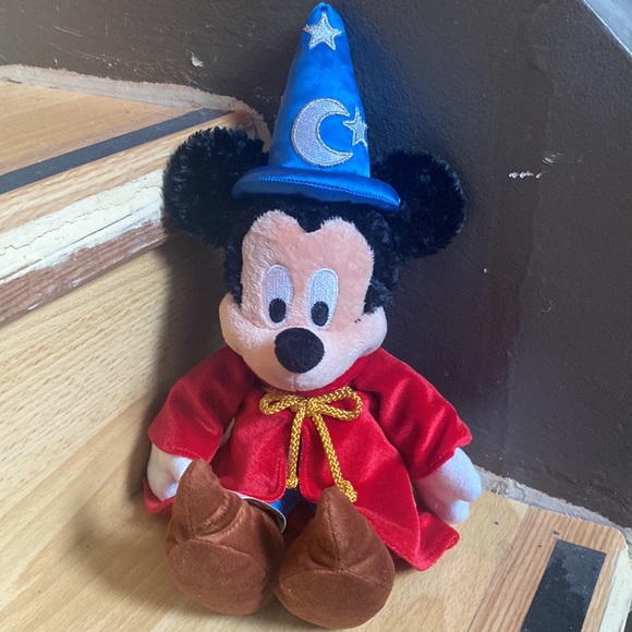 12 inch Mickey Mouse Wizard Plush Authentic - Picture 2 of 3